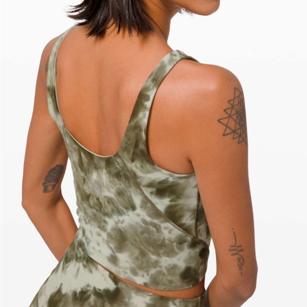Lululemon Align Tank *Diamond Dye
Light Sage Army Green Dark Olive Size 4 - Picture 2 of 7